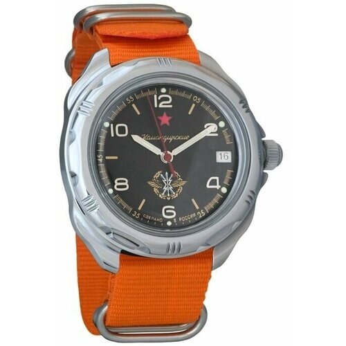 Наручные часы Восток Мужские наручные часы Восток Командирские 211296, оранжевый
