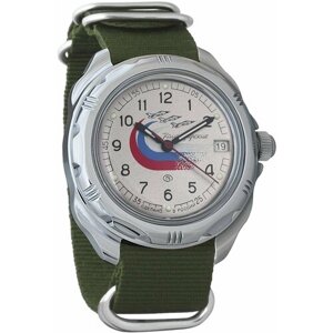 Наручные часы Восток Мужские наручные часы Восток Командирские 211562, зеленый