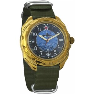 Наручные часы Восток Мужские наручные часы Восток Командирские 219163, зеленый
