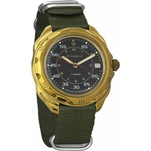 Наручные часы Восток Мужские наручные часы Восток Командирские 219179, зеленый