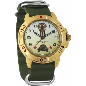 Наручные часы Восток Мужские наручные часы Восток Командирские 439943, зеленый