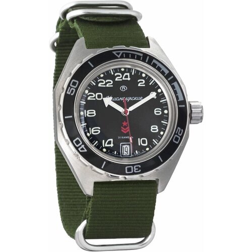 Наручные часы Восток Мужские наручные часы Восток Командирские 650541, зеленый