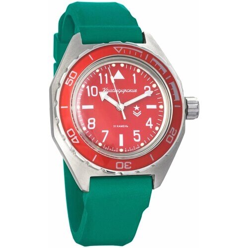 Наручные часы Восток Мужские наручные часы Восток Командирские 650840, зеленый