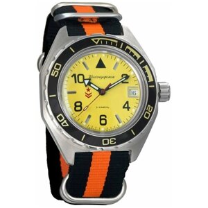 Наручные часы Восток Мужские наручные часы Восток Командирские 650855, оранжевый