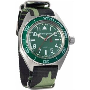 Наручные часы Восток Мужские наручные часы Восток Командирские 650856, зеленый
