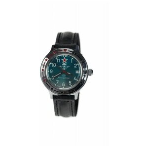 Наручные часы Восток Восток Командирские 921307 механические российские часы, зеленый, серебряный