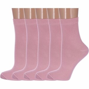 Носки Conte, 5 пар, размер 8, розовый