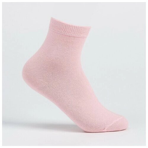 Носки детские, цвет розовый, размер 14-16
