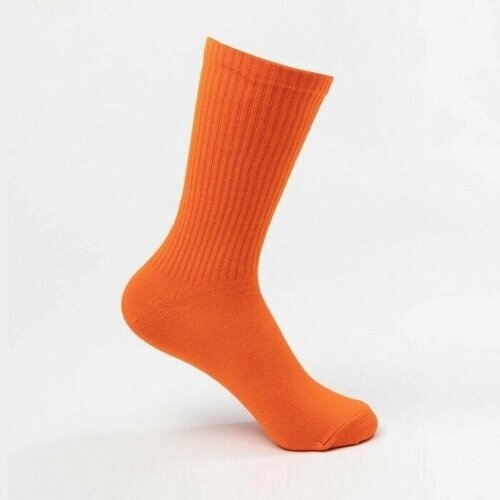 Носки для девочек, размер 25, оранжевый