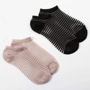 Носки Minaku, 2 пары, размер 35-37, розовый