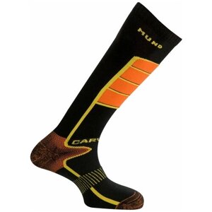 Носки Mund, размер 46-49, оранжевый, черный