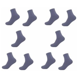Носки NAITIS, утепленные, махровые, 10 пар, размер 18-20, фиолетовый