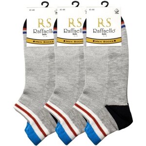 Носки Raffaello Socks, 3 пары, размер 41-44, серый
