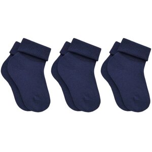 Носки RuSocks детские, 3 пары, размер 9-10, синий