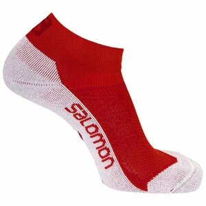 Носки Salomon, размер 39-41, серый, красный