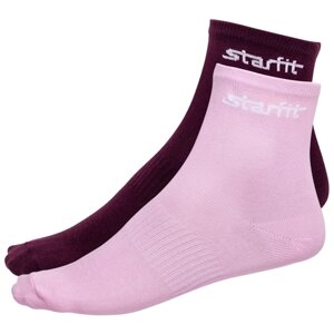 Носки Starfit красный, розовый