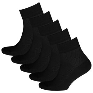 Носки STATUS, 5 пар, размер 31, черный