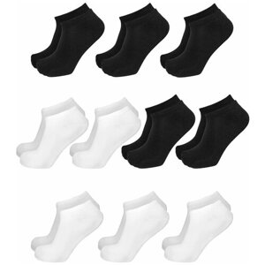 Носки Tuosite, 10 пар, размер 44-45, белый, черный, мультиколор