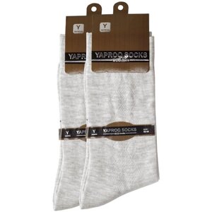 Носки Yaproq, 2 пары, размер 40-44, серый