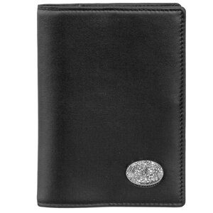 Обложка для паспорта Tony Perotti, натуральная кожа, отделение для карт, подарочная упаковка, черный