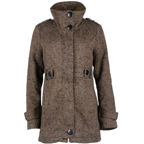 Пальто Boysen's демисезонное, размер 38, коричневый