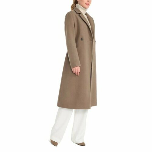 Пальто Calzetti, размер XL, коричнево-серый
