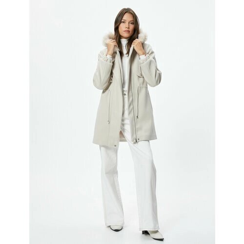 Пальто KOTON, размер 42, серый