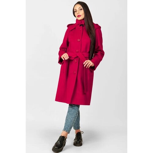 Пальто MARGO, размер 56, бордовый, красный