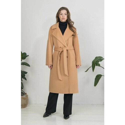 Пальто Modetta Style, размер 46, бежевый