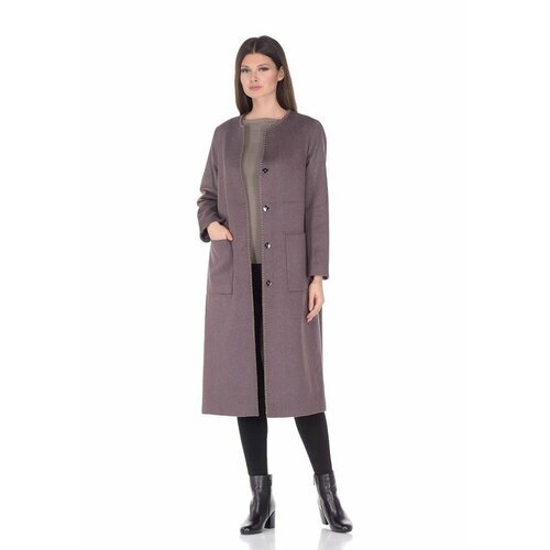 Пальто Prima Woman, размер 50, коричневый