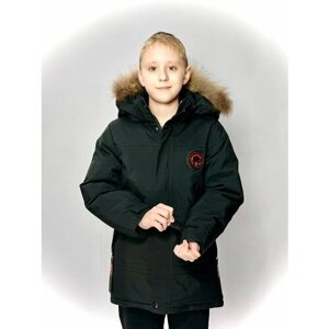 Парка LCAYHD FASHION Куртка зимняя 23-5(1/25), размер 146, черный