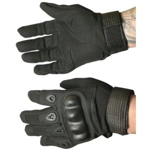 Перчатки Армейские будни, регулируемые манжеты, сенсорные, размер XL, черный