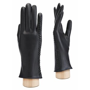 Перчатки ELEGANZZA, размер 7.5, черный
