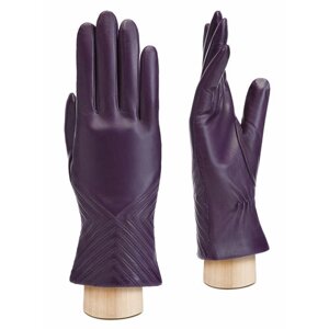 Перчатки ELEGANZZA, размер 8, фиолетовый