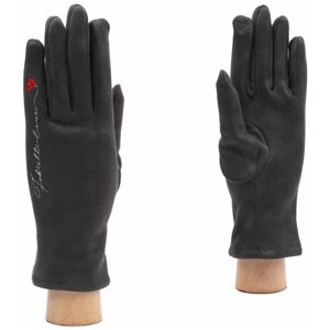 Перчатки FABRETTI, демисезон/зима, размер 7, серый