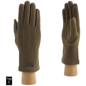 Перчатки FABRETTI, демисезон/зима, утепленные, размер 7, серый