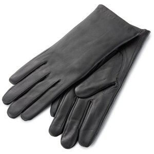 Перчатки Hofler, демисезон/зима, натуральная кожа, подкладка, размер 7, серый