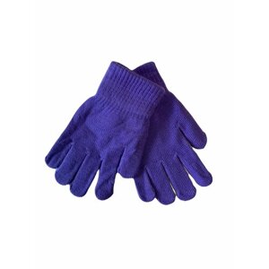 Перчатки Корона, размер 5-6 лет, фиолетовый
