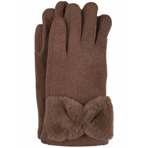 Перчатки L'addobbo, размер 8-10, коричневый