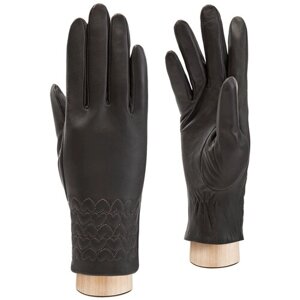 Перчатки LABBRA, демисезон/зима, натуральная кожа, подкладка, размер 6.5(XS), серый