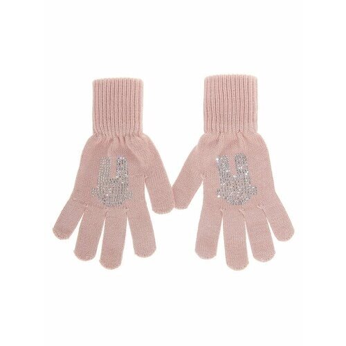 Перчатки mialt демисезонные, размер 6-8 лет, розовый