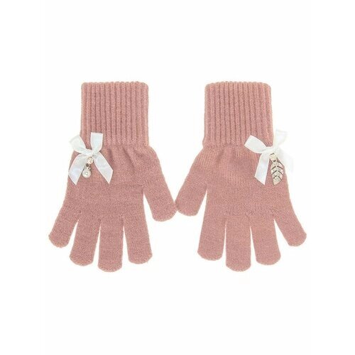 Перчатки mialt, размер 4-6 лет, розовый