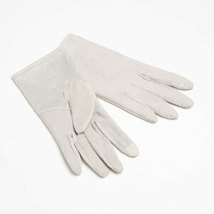 Перчатки Minaku, размер 24, серый, бежевый