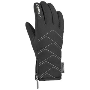 Перчатки Reusch, подкладка, с утеплением, размер 8.5, черный, серый