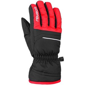 Перчатки Reusch, размер 3.5, черный, красный
