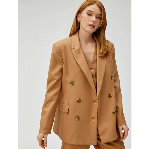 Пиджак KOTON, размер 34, коричневый