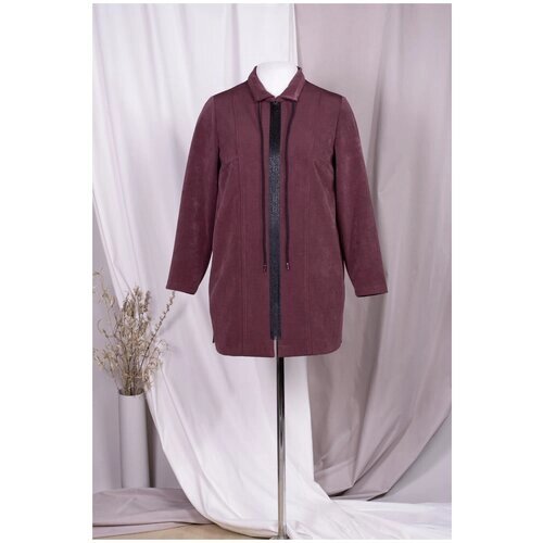 Пиджак MILA, размер 106, коричневый