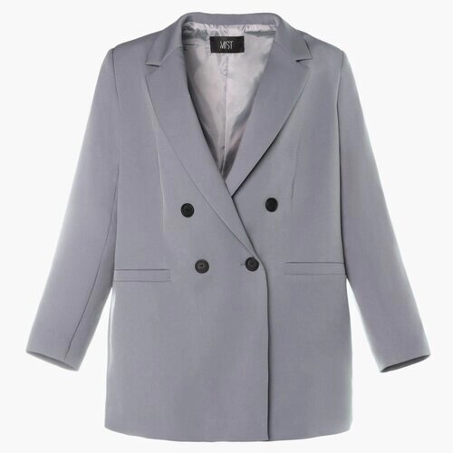 Пиджак MIST, размер 52, серый, голубой