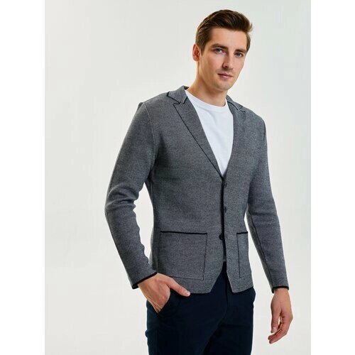 Пиджак Modclick, размер 50, серый, синий
