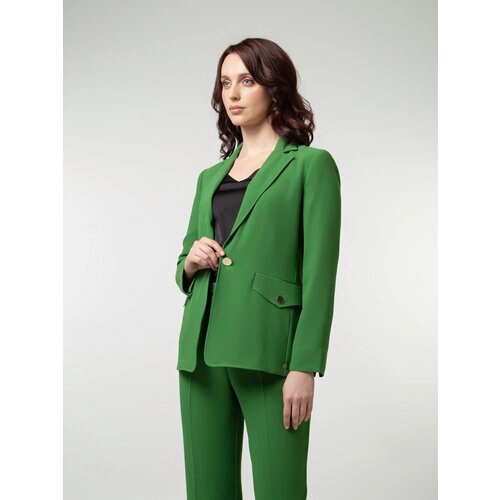 Пиджак PennyBlack, размер 46, зеленый